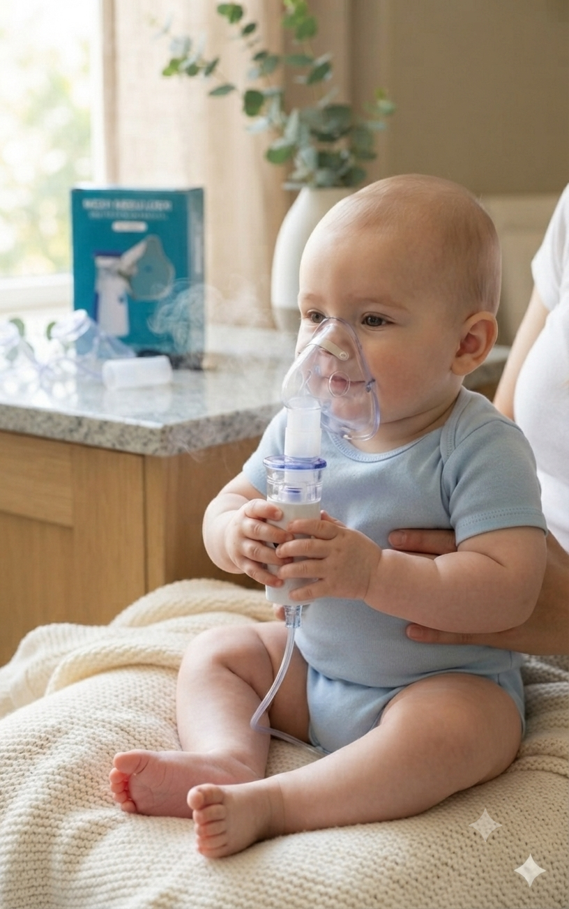 Portable Nebulizer Machine for Adults & Children – Compact Home Nebulizer
