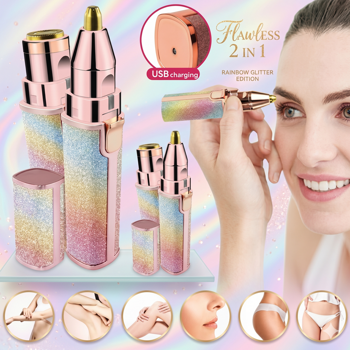 Blawless 2 in 1 Eyebrow Trimmer